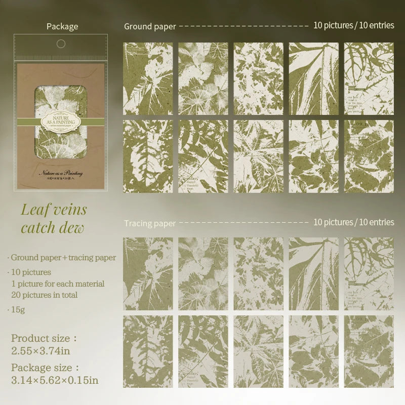 Vintage Scrapbook Paper Kit — 20 Sheets of Retro Collage Materials