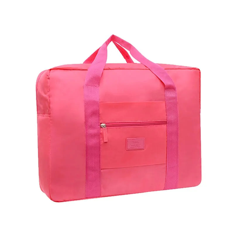 Fashion Travel Duffel Bag — Lightweight Foldable Weekender Tote