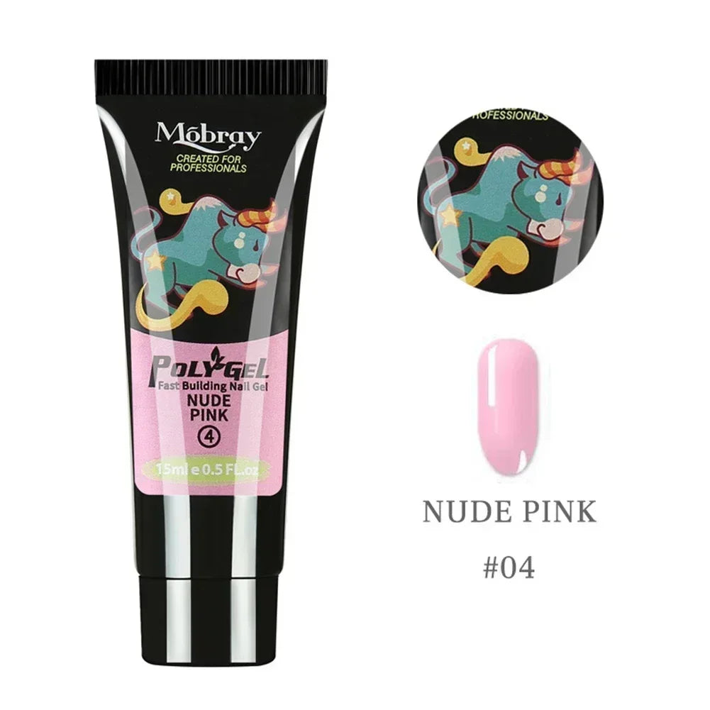 Poly Nail Gel Extension Set — Quick Building Manicure Kit