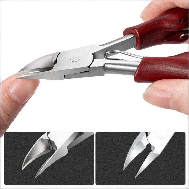 Stainless Steel Nail Nipper — Precision Cuticle and Ingrown Nail Tool