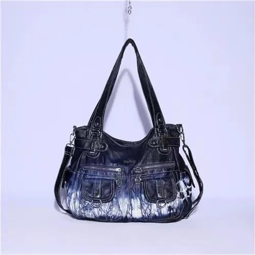 Venn Angel Women's Large Shoulder Bag — Versatile PU Leather Hobo Handbag