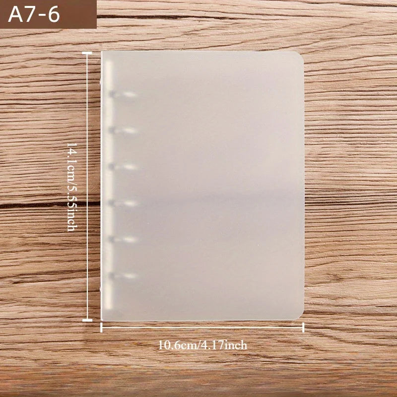 Plastic Ring Binder Organizer — Secure Clasp Closure for Office & School