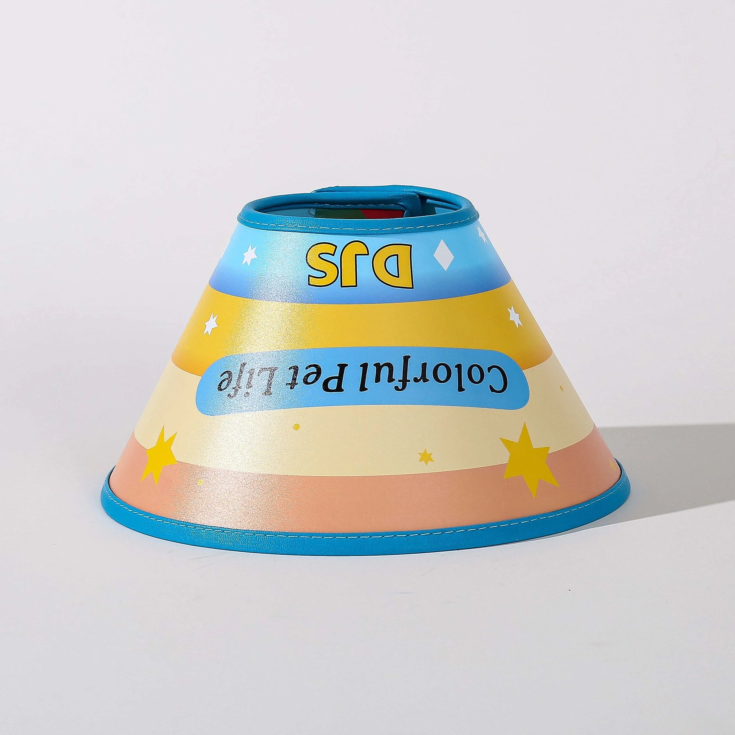 Cartoon Recovery Cone for Pets — Rigid Protective Elizabeth Collar
