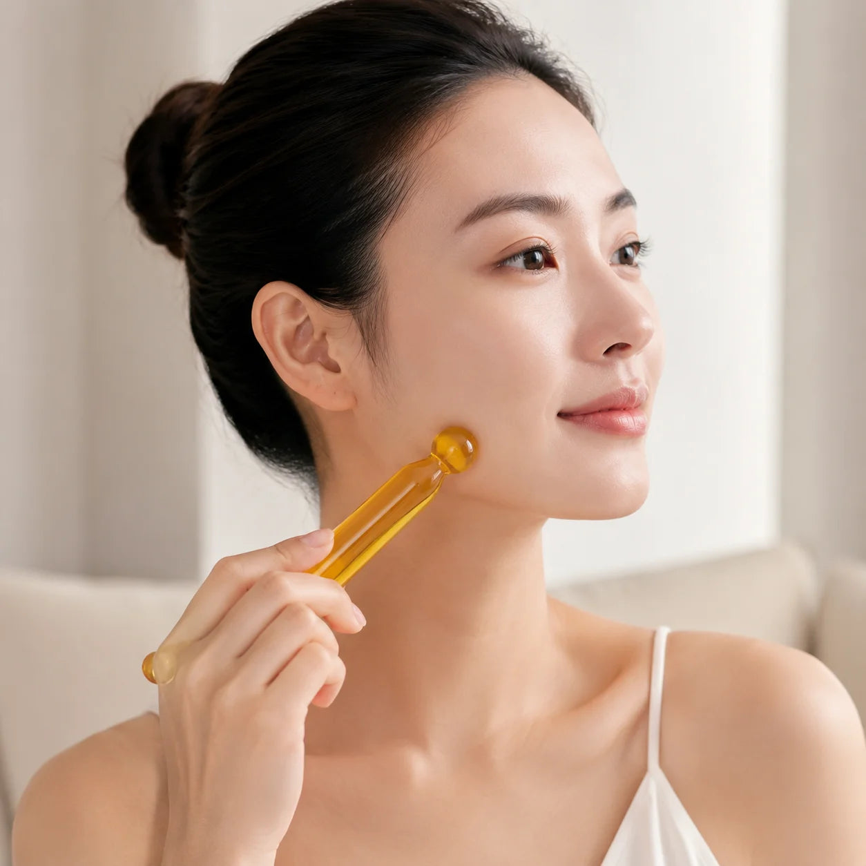 DKSHETOY Facial Gua Sha Massage Tool — Ergonomic Resin Beauty Stick