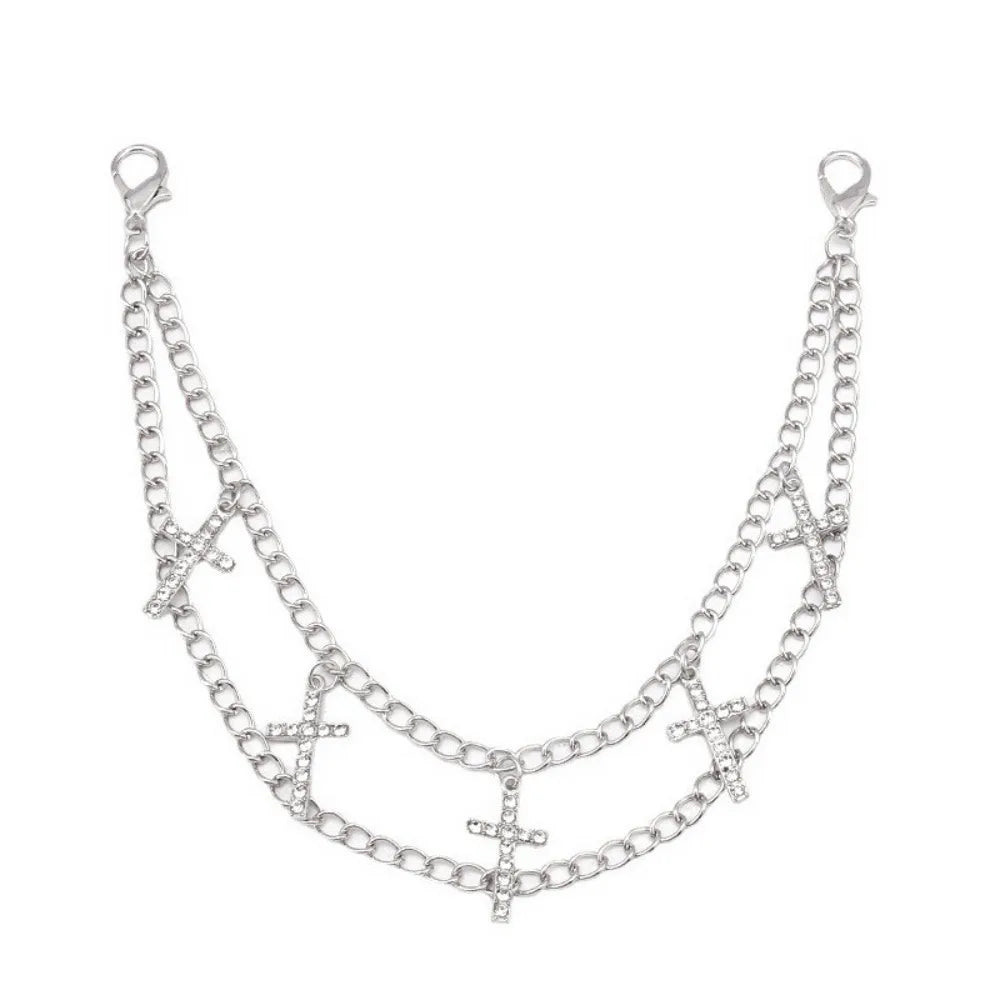 Metal Bag Chain Replacement — Versatile Shoulder Strap & Clothing Accessory