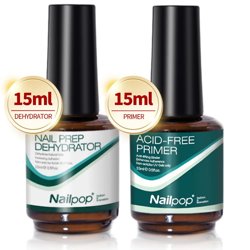 Nailpop Nail Dehydrator and Primer — Professional Manicure Prep Solutions
