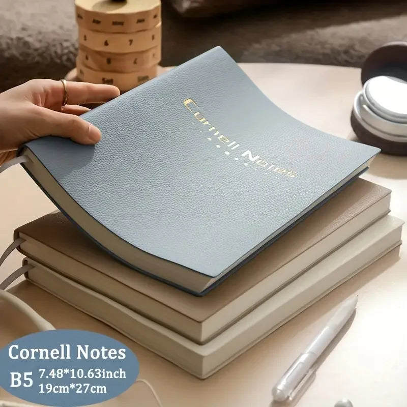 Cornell Method B5 Notebook — 200 Page High-Efficiency Study Journal