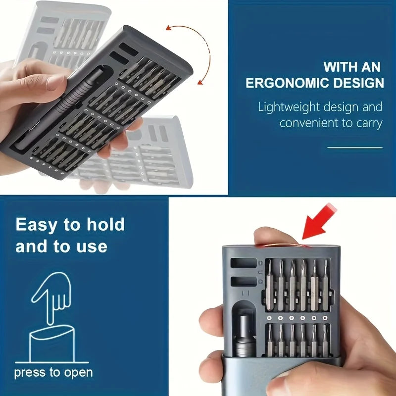 24-in-1 Precision Screwdriver Set — Digital Maintenance Tool Kit