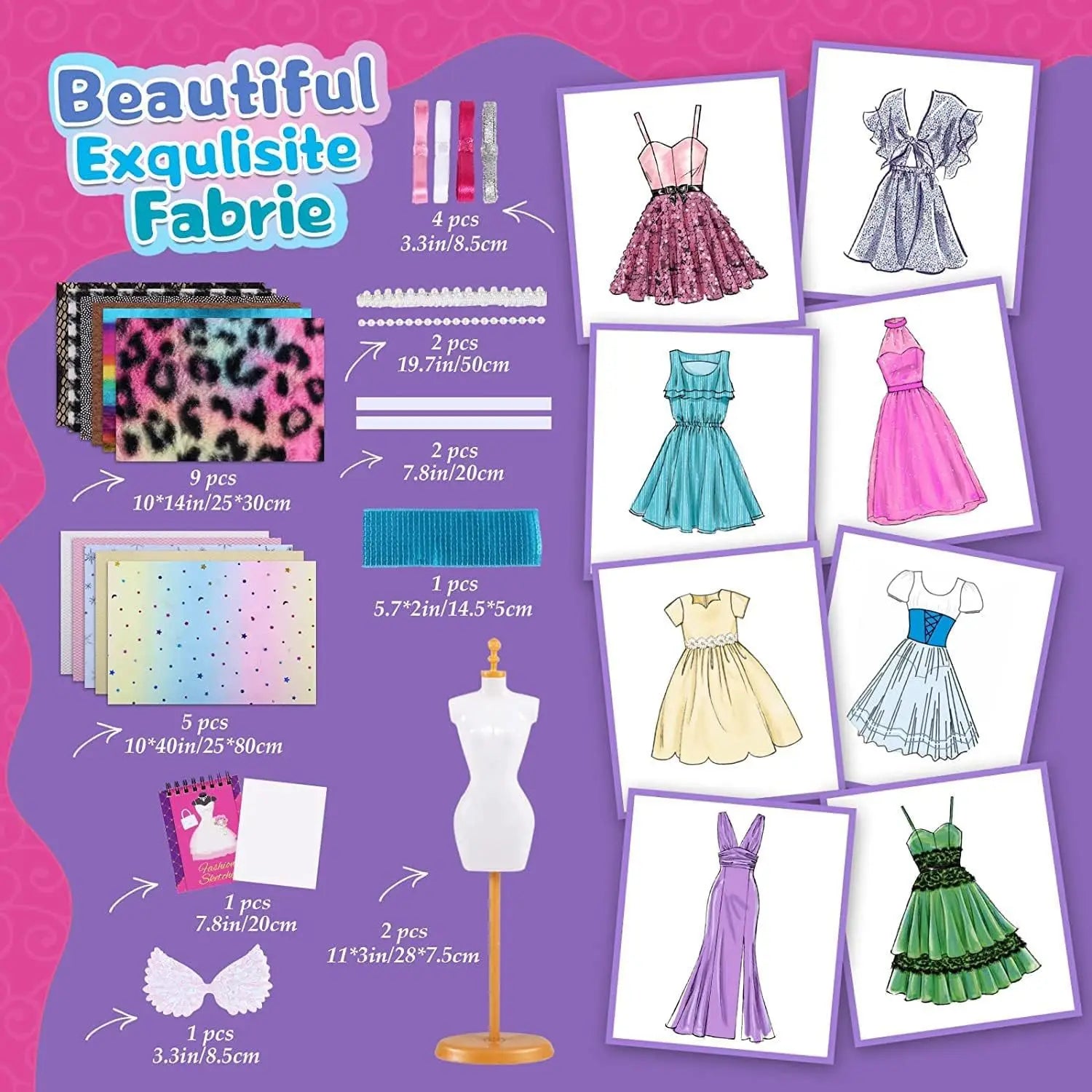DIY Doll Clothes Craft Kit — Creative Handmade Fashion Set for Kids