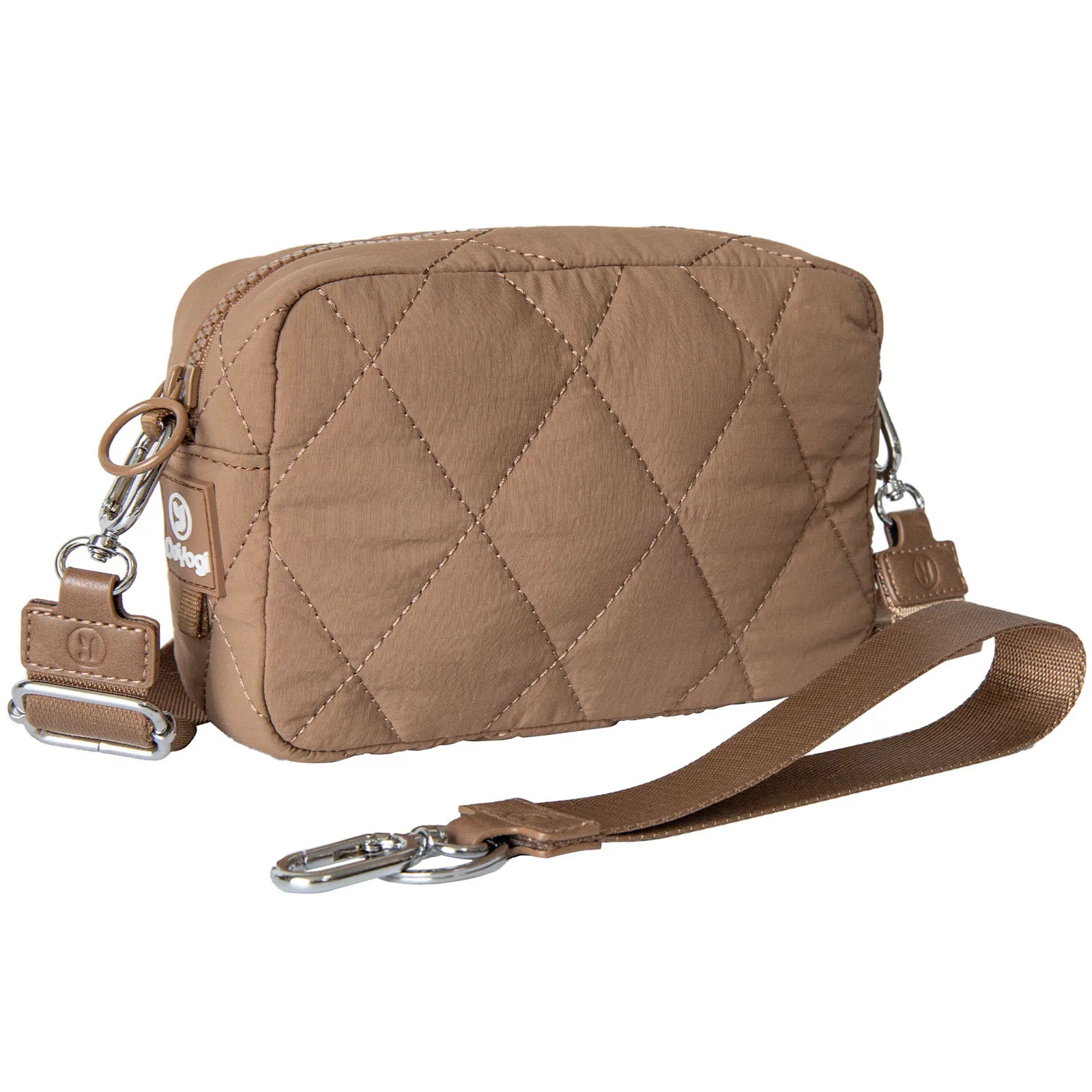 DOYOGI Nylon Puffer Crossbody Wallet — Versatile Wristlet & Phone Carrier