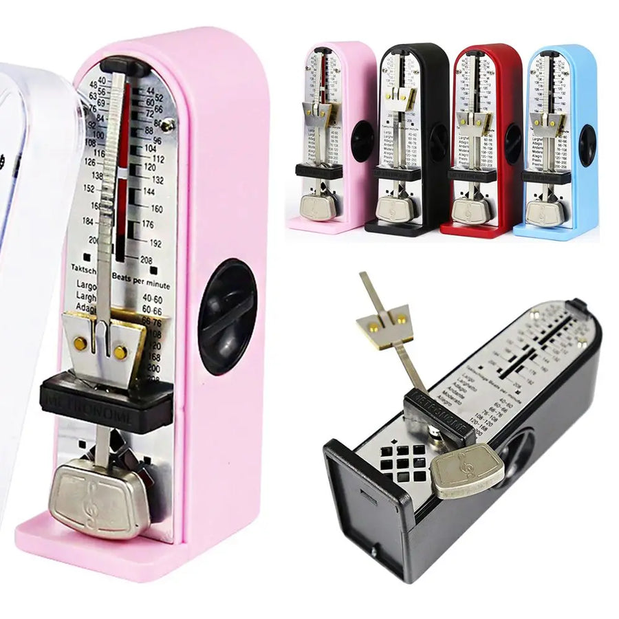 Portable Mechanical Metronome — Wind-Up Rhythm Trainer for Musicians