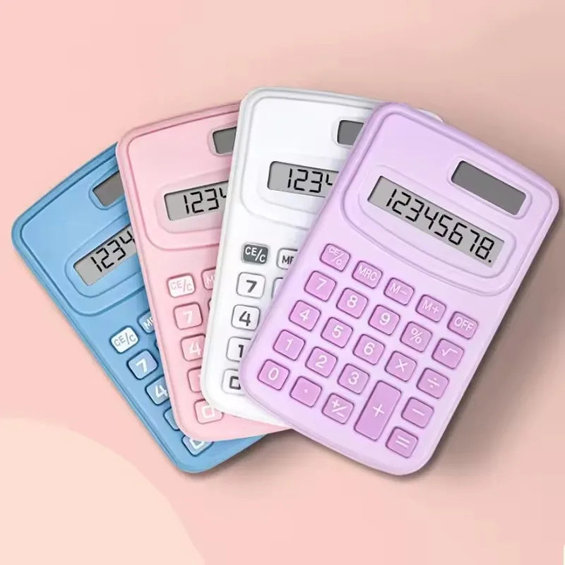 Solar Powered Scientific Calculator — Compact Desktop Mini Design