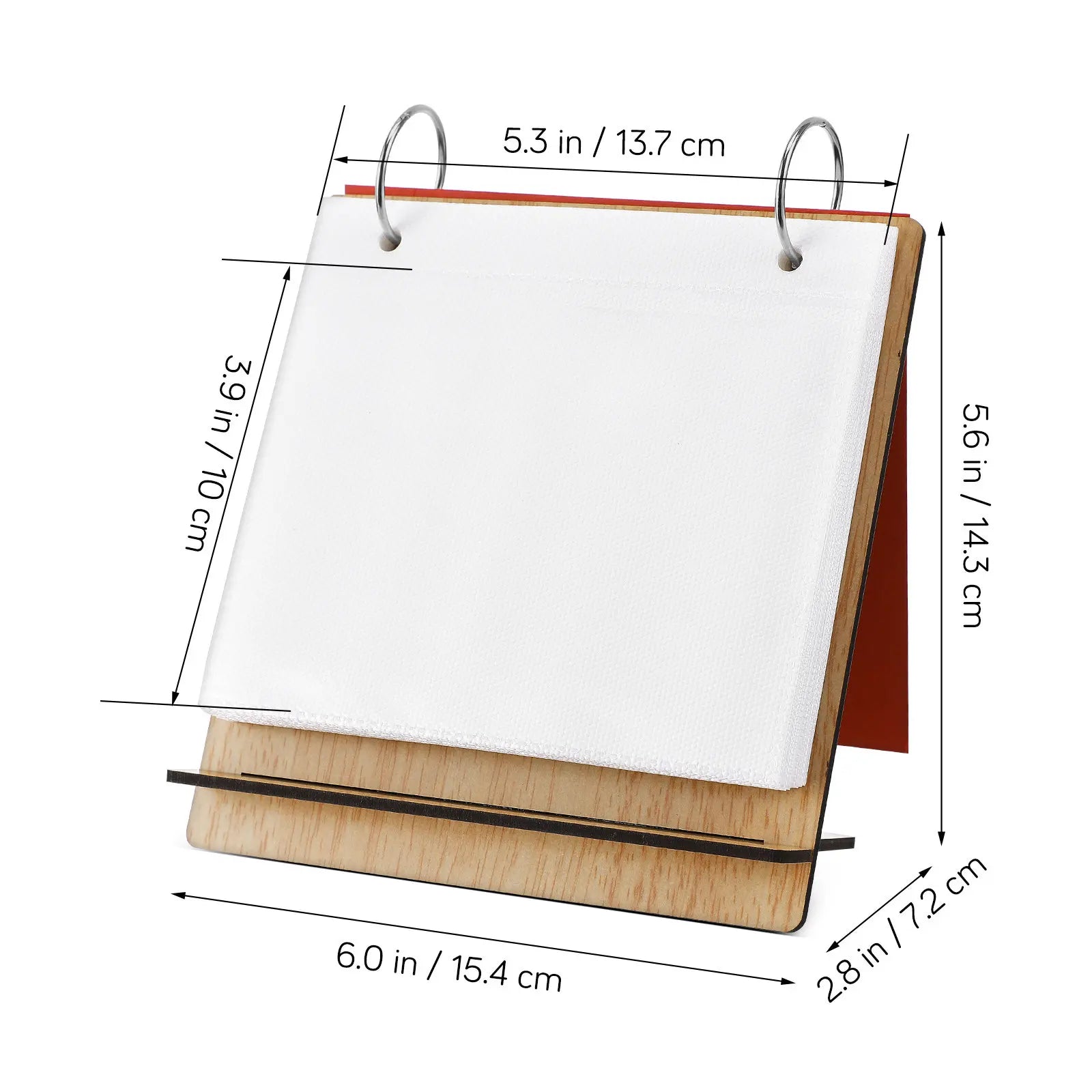 NICEXMAS Baby Growth Photo Album — Wooden Memory Organizer for First Year