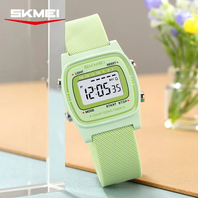 SANDA Digital Sport Watch — Waterproof Electronic Timepiece for Students