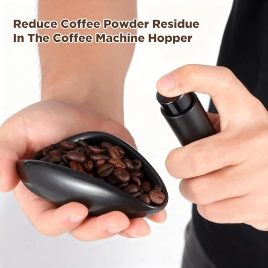 Ceramic Coffee Bean Dosing Cup & Sprayer Set — Elegant Coffee Station Organizer