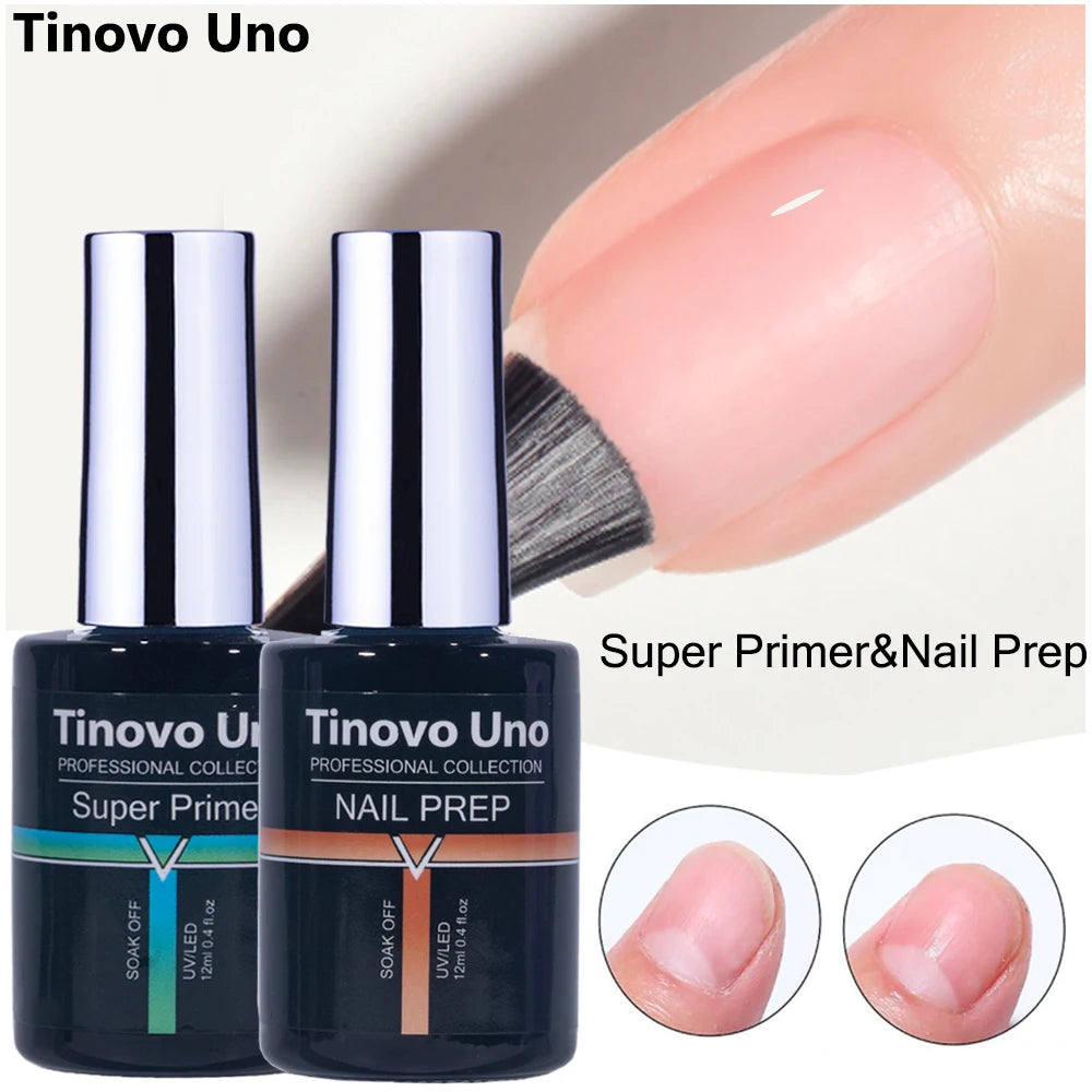 Tinovo Uno Super Nail Primer — Long Lasting Prep Dehydrator for Manicure