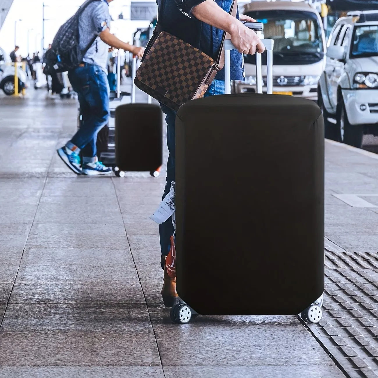 Durable Luggage Cover — Dust-Proof Travel Case Protector
