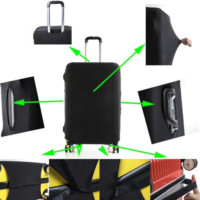 Clyine Luggage Protector Cover — Stretchable Suitcase Dust Cover