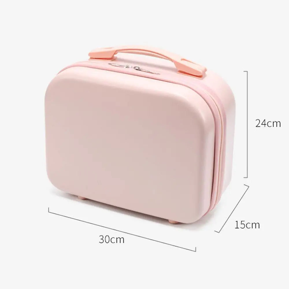 ISKYBOB Mini Carry On Suitcase — Compact Travel Luggage & Makeup Organizer