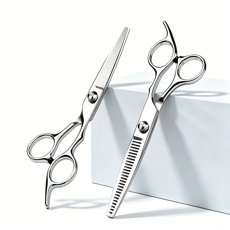 Professional Hairdressing Scissors Set — Precision Cutting and Thinning Tools