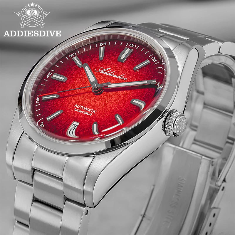ADDIESDIVE Luxury Automatic Men's Watch — Super Luminous Diver Style