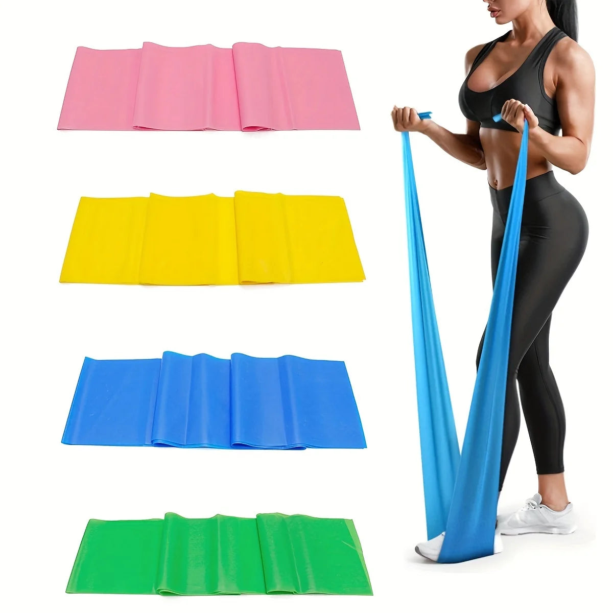 Resistance Band Set — Versatile Strength Training & Stretching Tool
