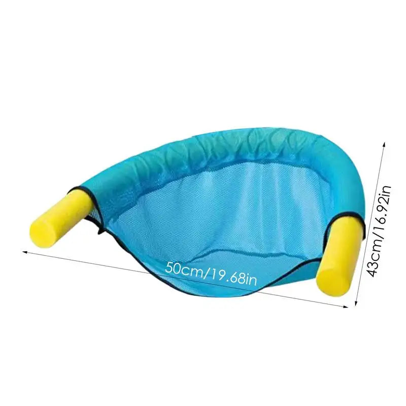 Foldable Pool Float Chair — Mesh Water Hammock Lounger