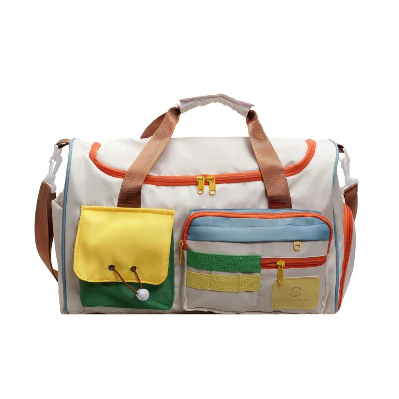 Large Capacity Travel Duffle Bag — Multi-Pocket Gym & Weekend Bag