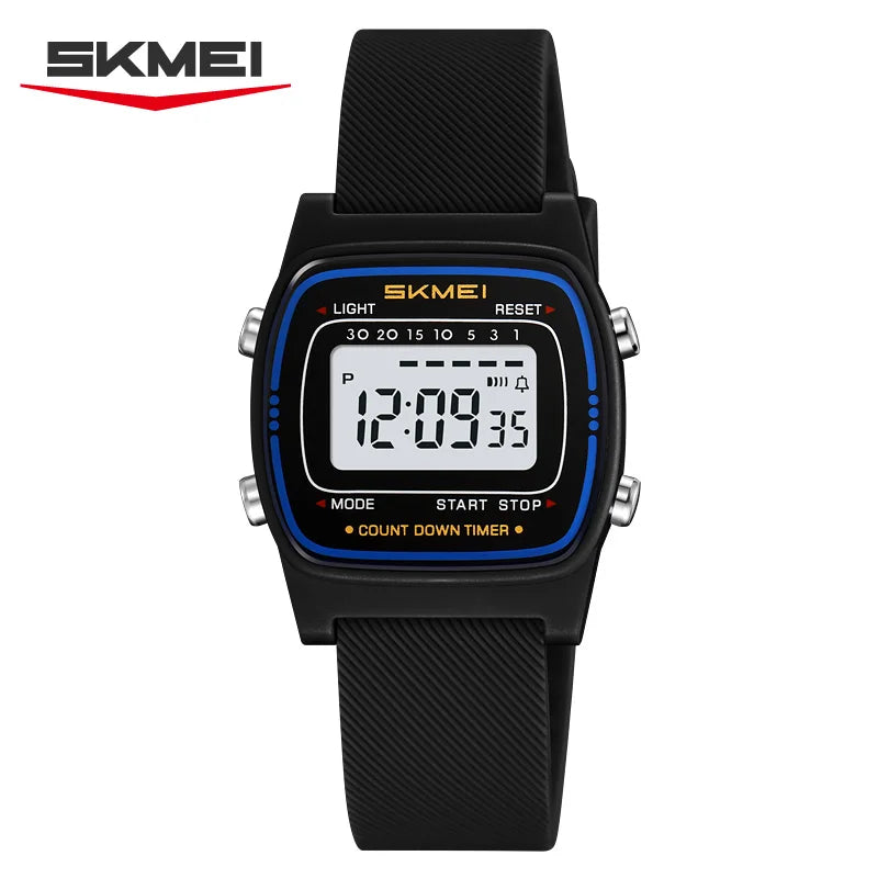 SANDA Digital Sport Watch — Waterproof Electronic Timepiece for Students