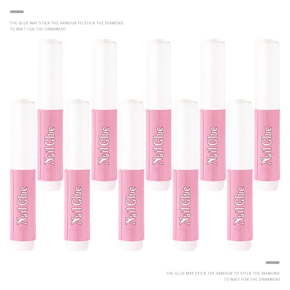 MAFANAILS Fast Dry Nail Glue — Transparent Adhesive for Press On Nails