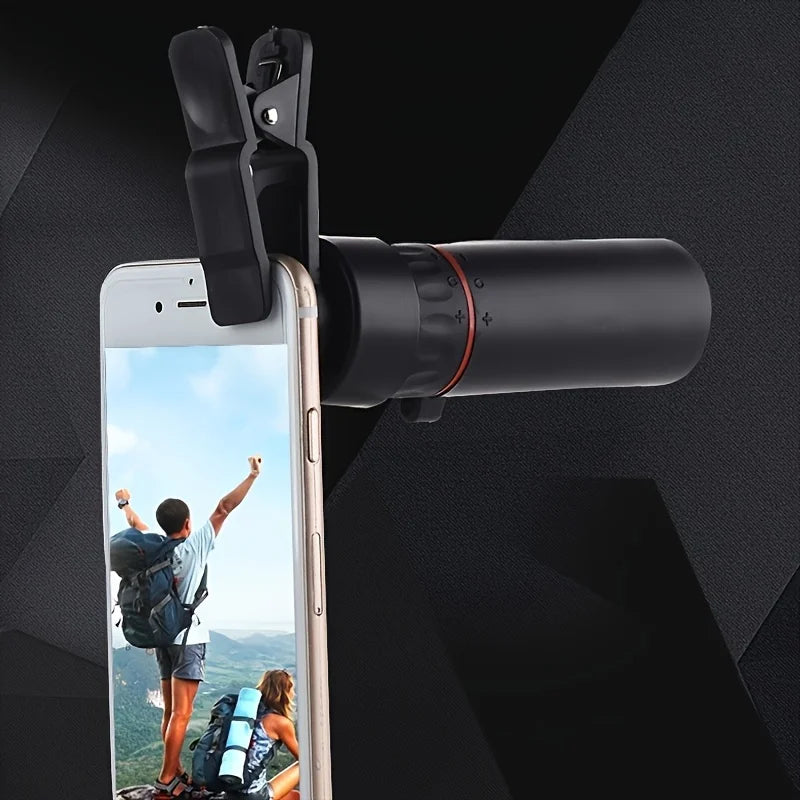 HD Compact Monocular Telescope — Portable High Magnification for Outdoor Viewing