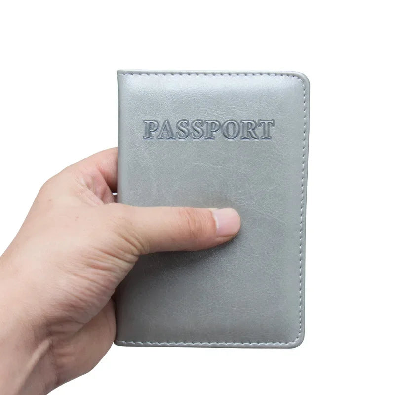 baellerry PU Leather Passport Cover — Travel Wallet with Card Holders