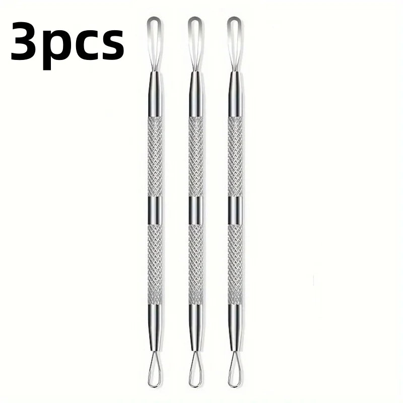 YJYIBEI Stainless Steel Blackhead Remover — Professional Blemish Extractor Tool