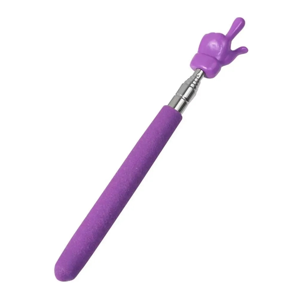 Retractable Stainless Steel Teacher Pointer — Telescopic Classroom Teaching Stick