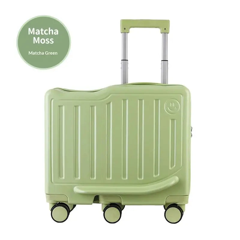 Kids Ride-On Rolling Suitcase — 20 Inch Carry-On with Password Lock