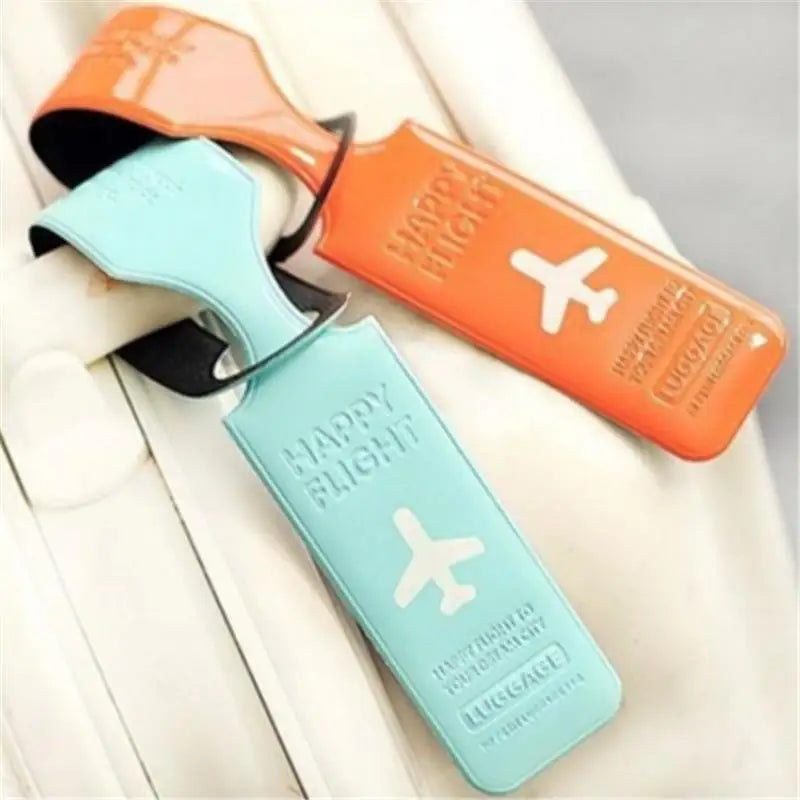 Clyine Luggage Tag Holder — Durable PVC Suitcase ID Cover