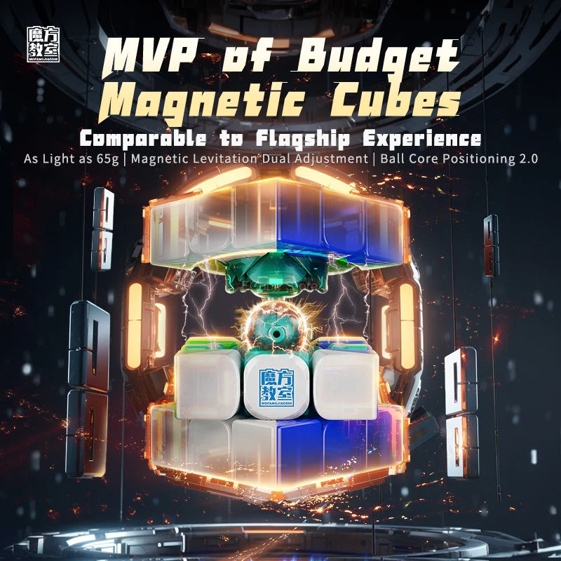 Professional Magnetic 3x3 Speed Cube — High-Performance Puzzle Toy