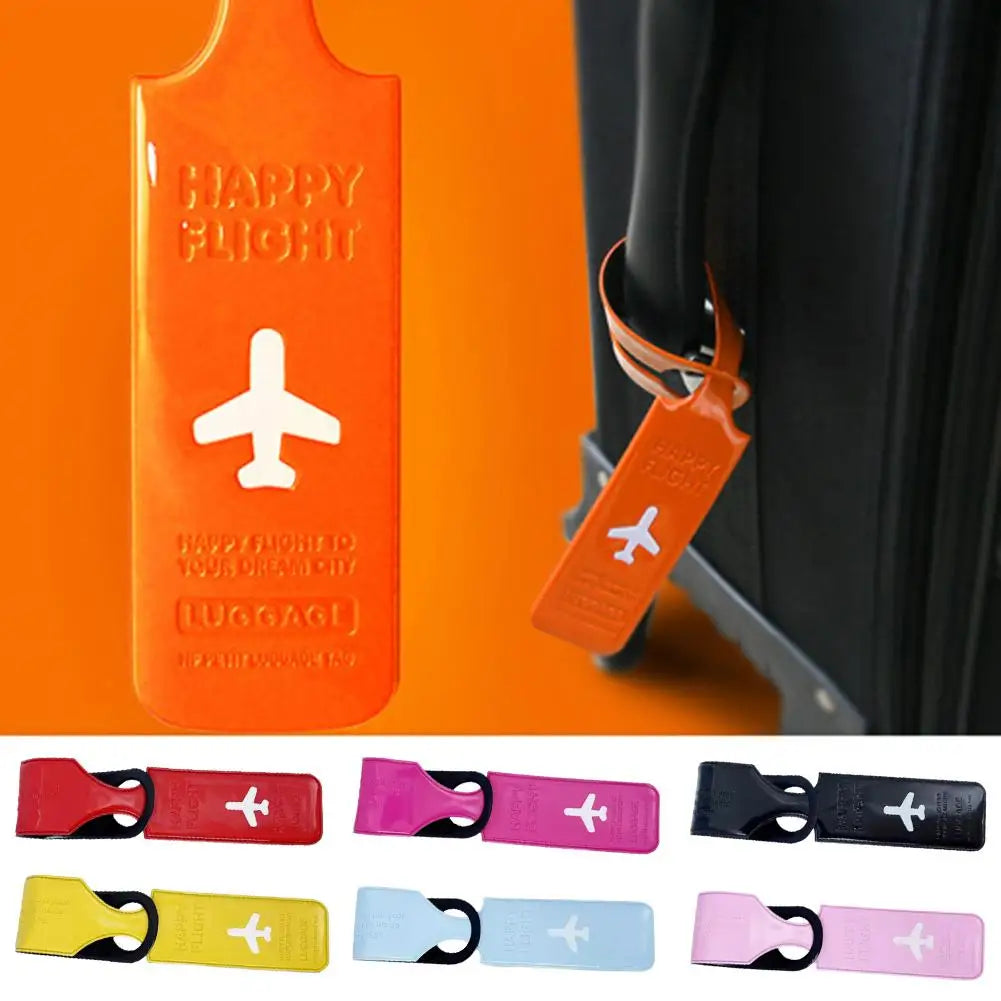 Travel Luggage Tag Holder — Waterproof Suitcase ID Label for Baggage