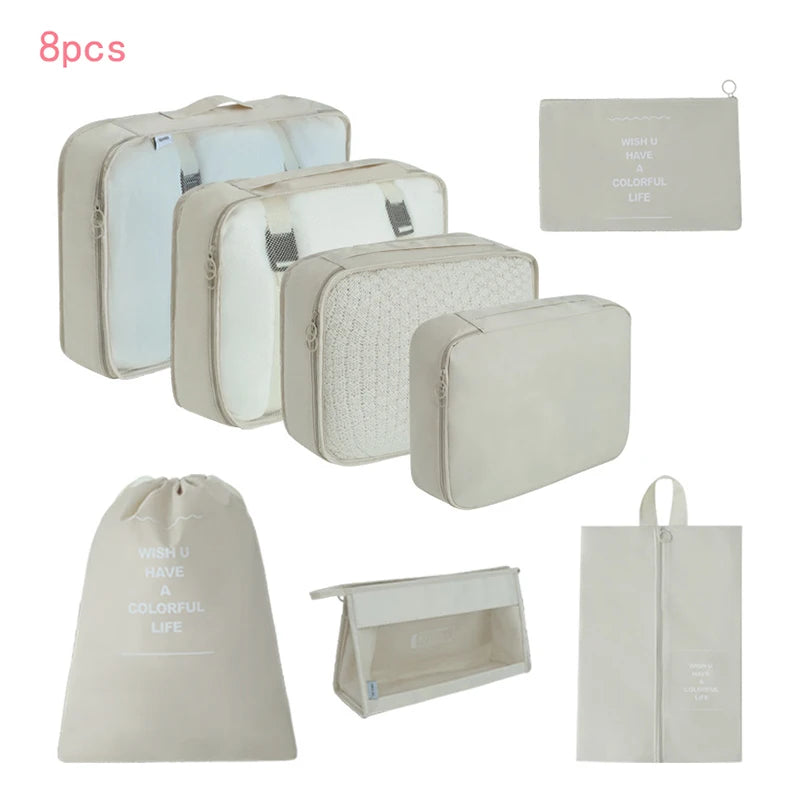 Travel Packing Cube Sets — Luggage Organizers for Suitcases and Backpacks