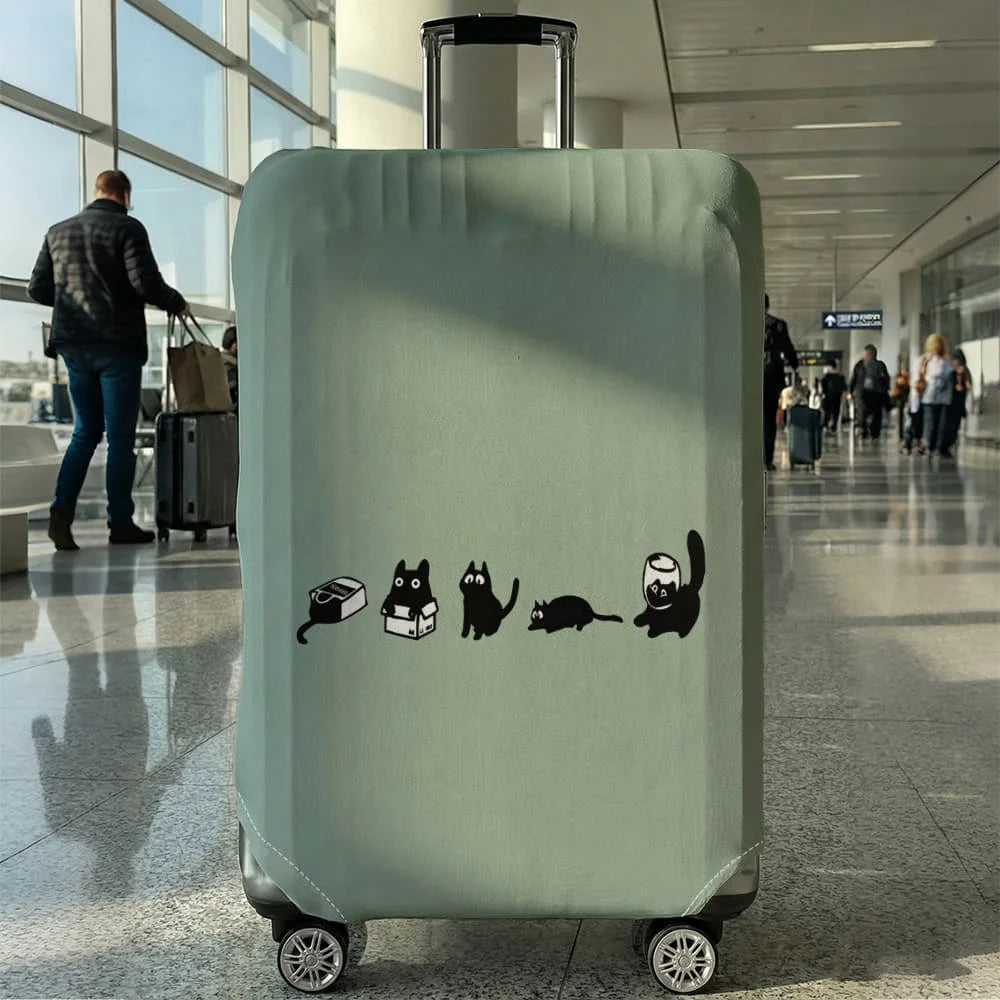Elastic Luggage Cover Protector — Waterproof and Dustproof Suitcase Guard