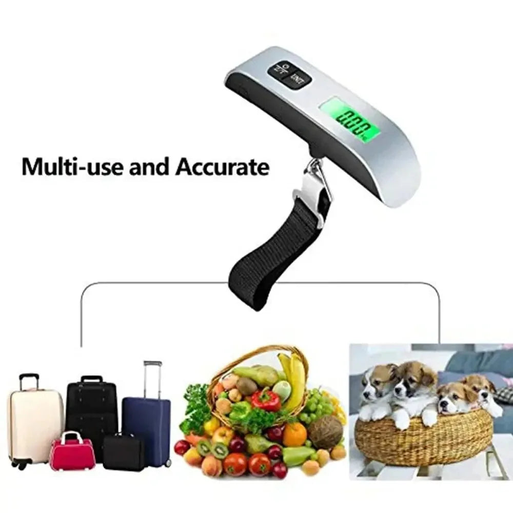 Portable Digital Luggage Scale — Compact Handheld Weight Tool for Travel