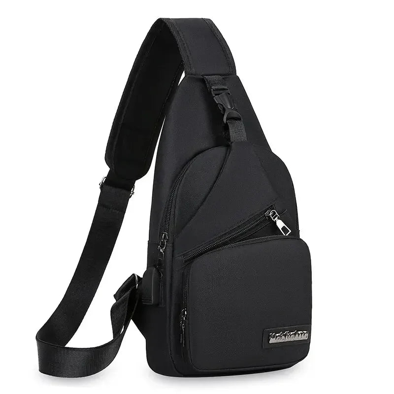 Men's Large Capacity Sling Bag — Outdoor Sports Shoulder Backpack
