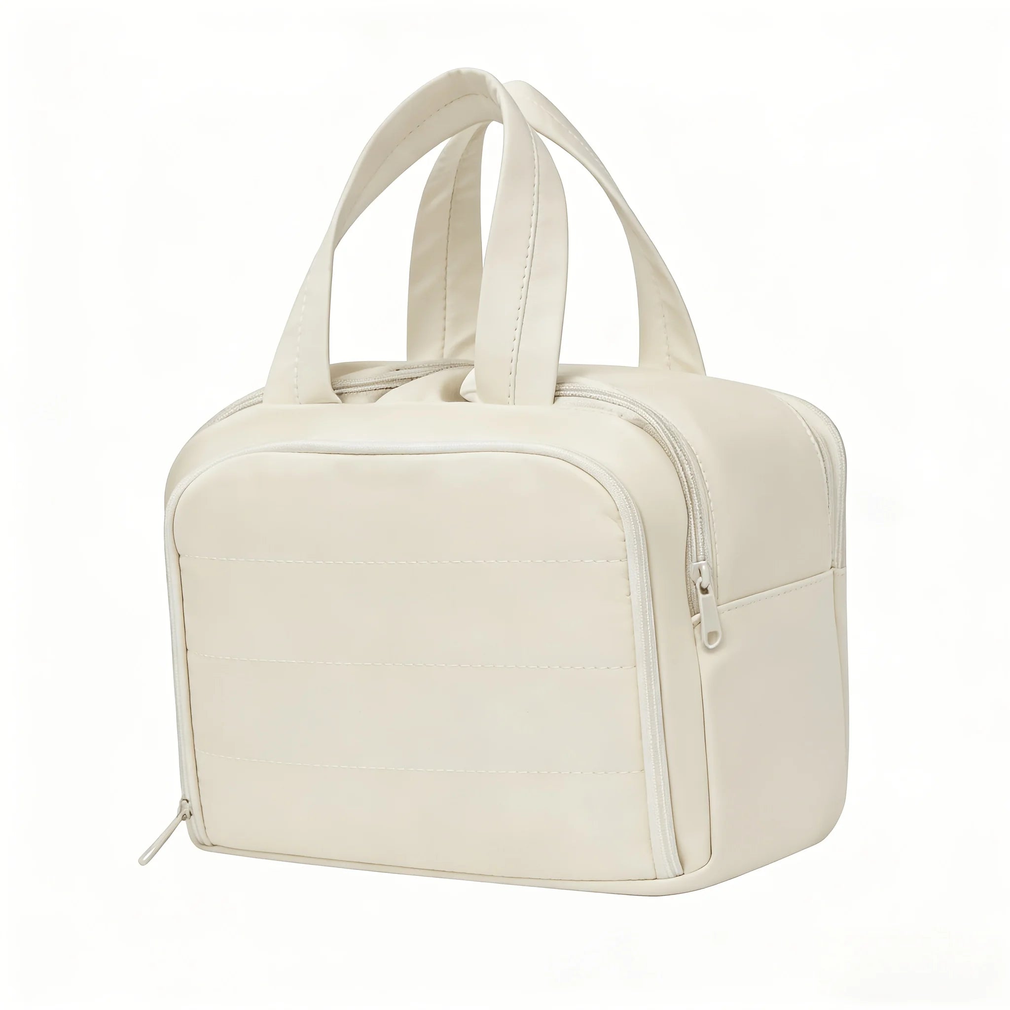 Large Capacity Travel Makeup Bag — Multi-Compartment Cosmetic Organizer