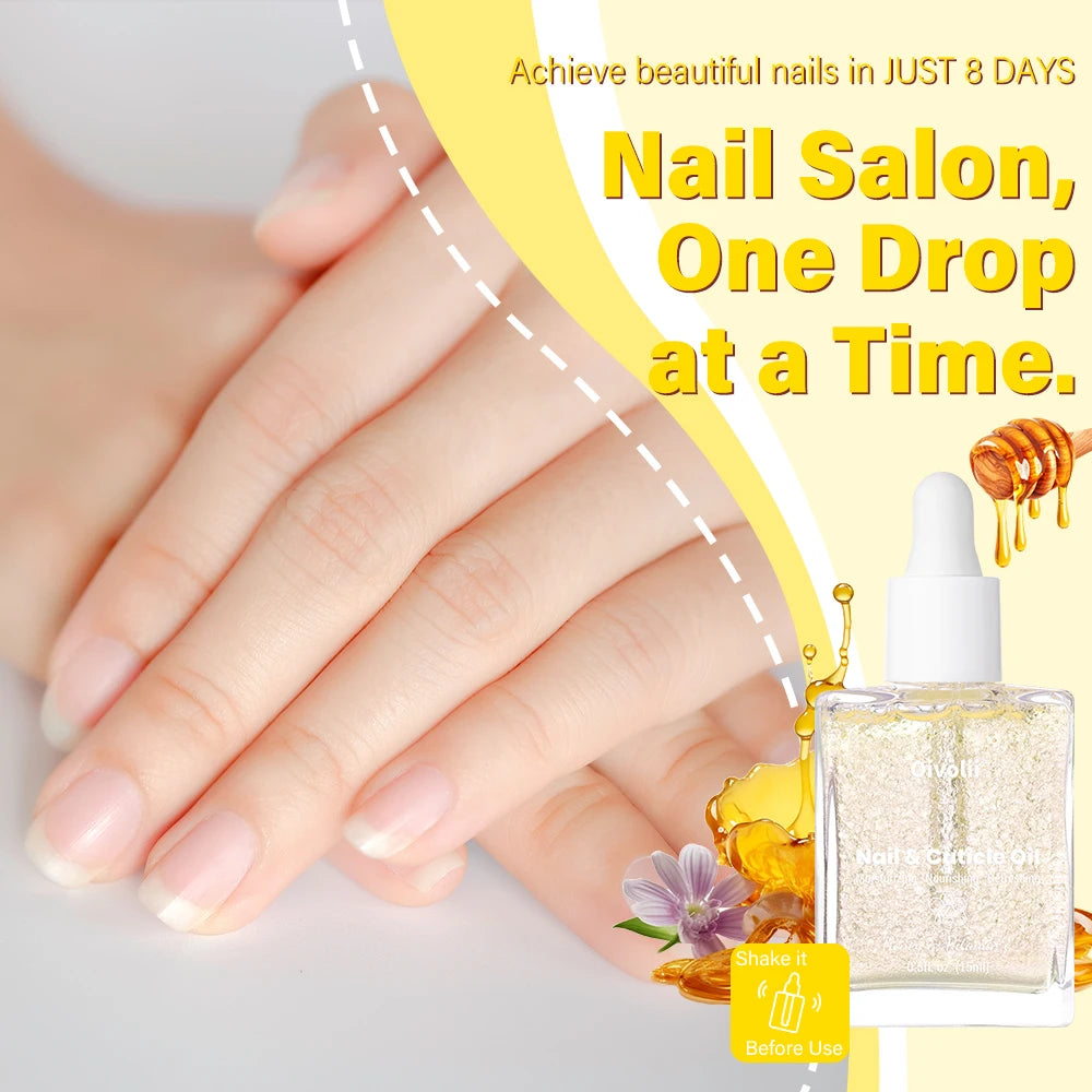 Vitamin E and Honey Cuticle Oil — Nail Repair and Moisturizing Treatment