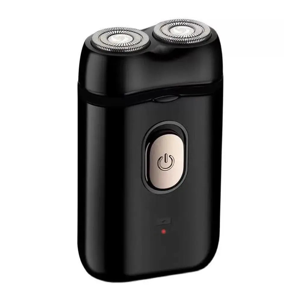Portable Electric Men's Shaver — USB Rechargeable Mini Rotary Razor