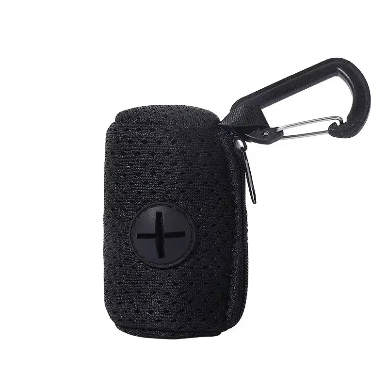 Hanging Dog Poop Bag Dispenser — Convenient Pet Waste Holder for Walks