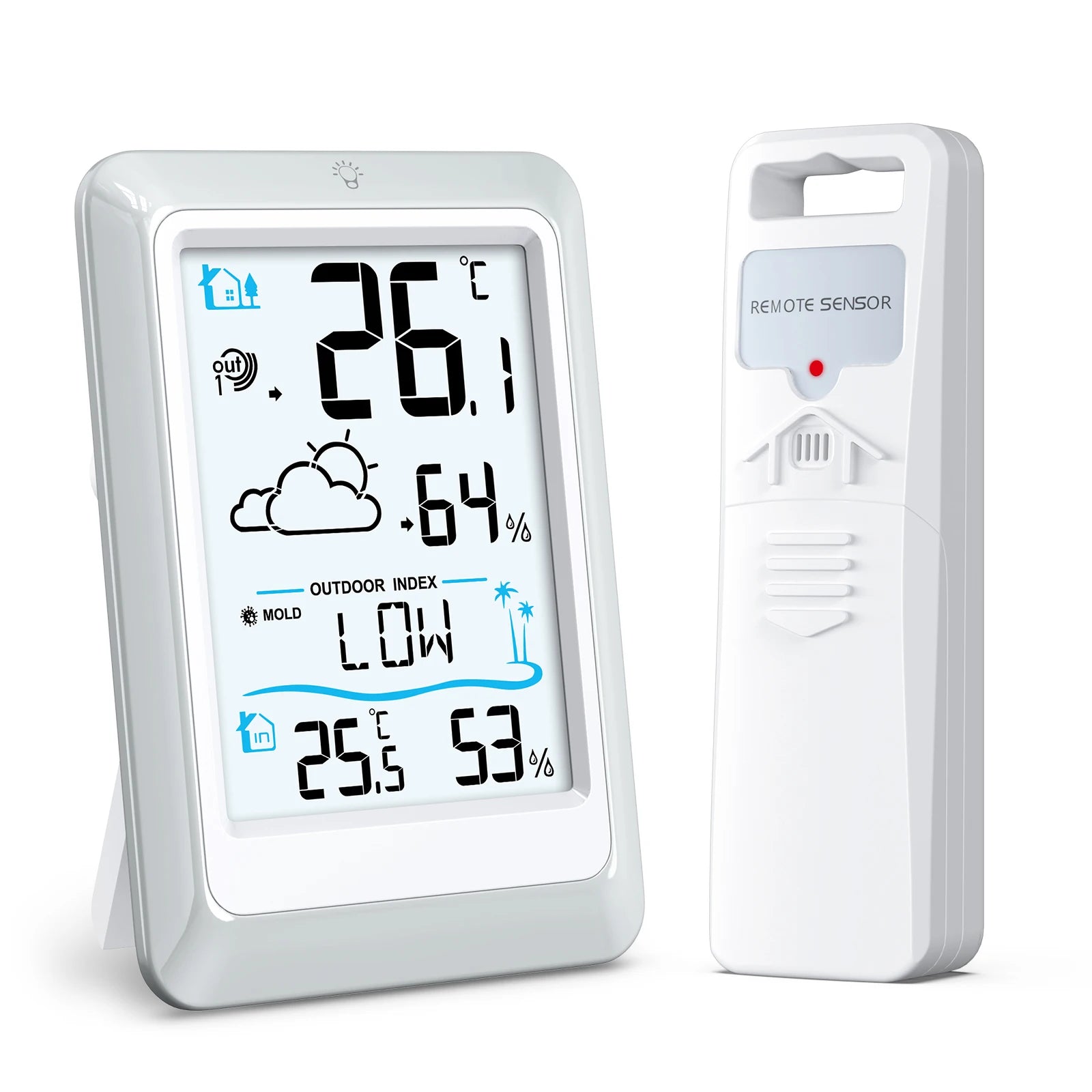 ORIA Wireless Weather Station — Indoor Outdoor Temperature & Humidity Monitor