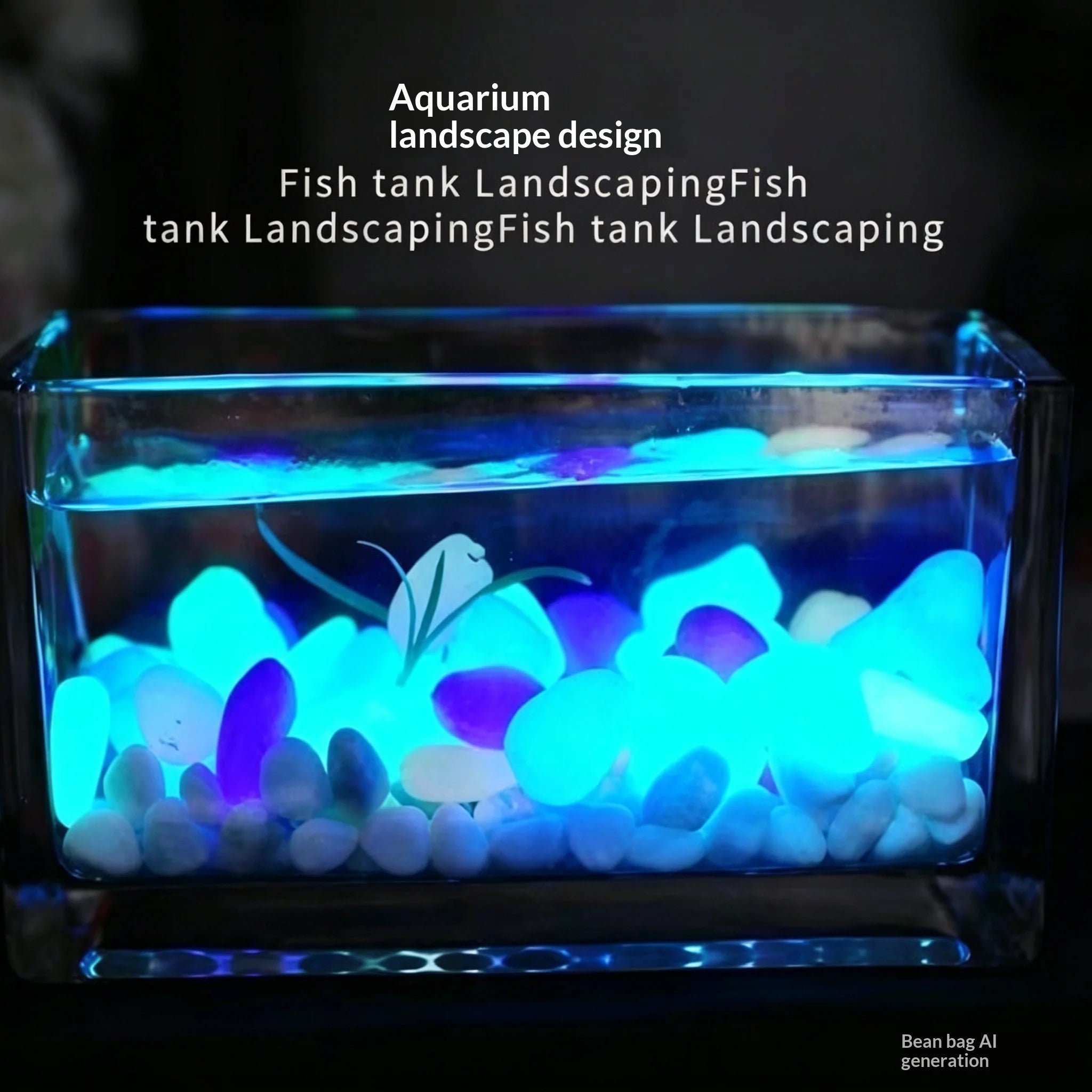 Glow in the Dark Garden Pebbles — Decorative Stones for Fish Tanks and Landscaping