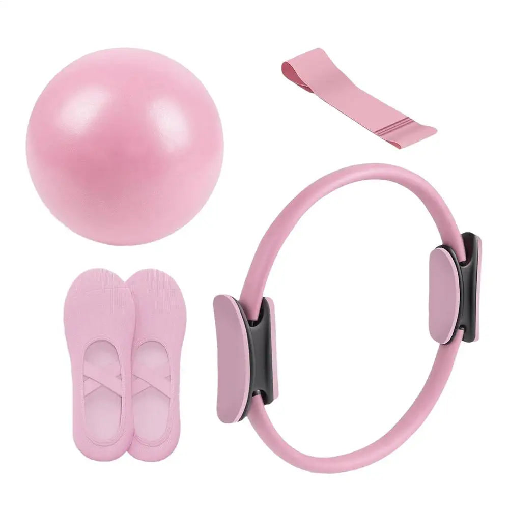 Pilates Ring and Ball Exercise Set — Core Strength & Resistance Training