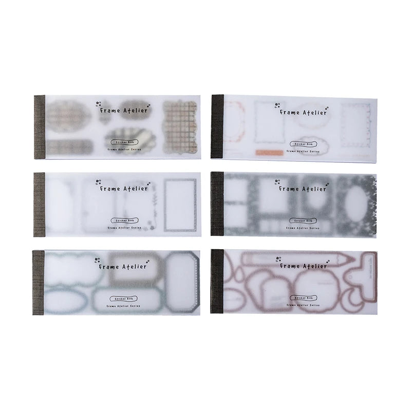 Vintage Border Frame Sticker Kit — 30 Pcs Large Scrapbooking Supplies